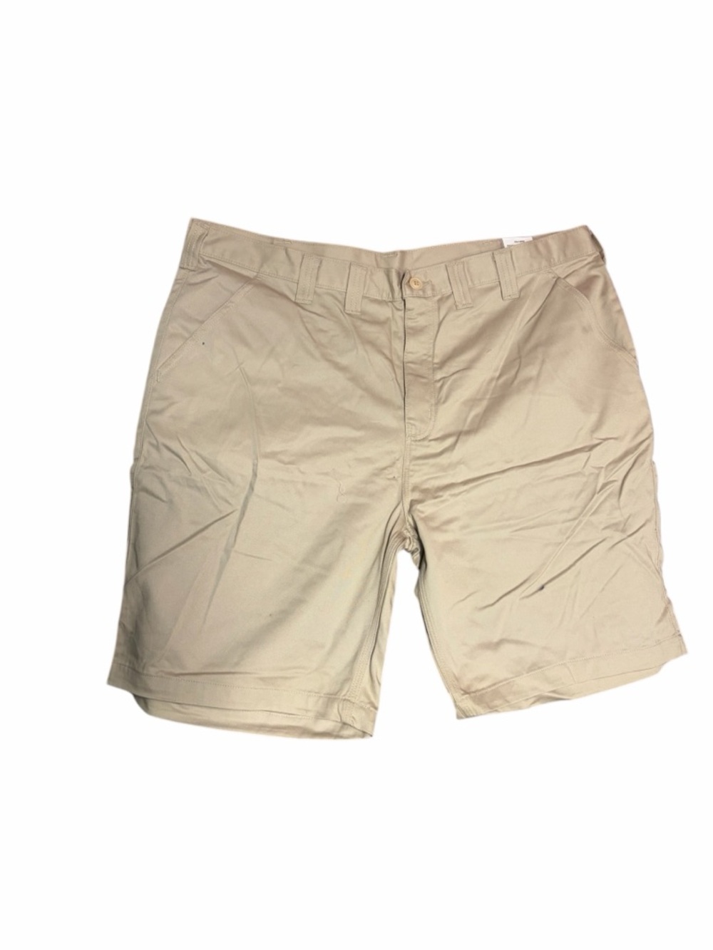 Carhartt Men's Khaki Flat Front Work Shorts